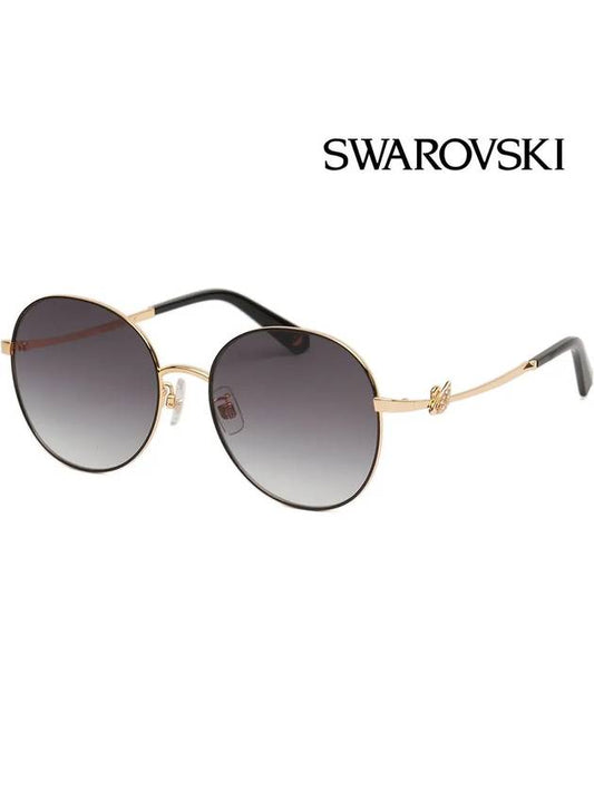 Sunglasses SK244K 30B Round Fashion Asian Fit - SWAROVSKI - BALAAN 1