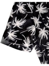 Hawaiian Palm Tree Print Short Sleeve Shirt Black - ROLLING STUDIOS - BALAAN 5