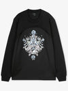 Men's Jewelry Print Black Sweatshirt 7315 651 001 - GIVENCHY - BALAAN 2