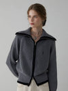 Open Zipped Cardigan 3COLOR - ITER - BALAAN 3