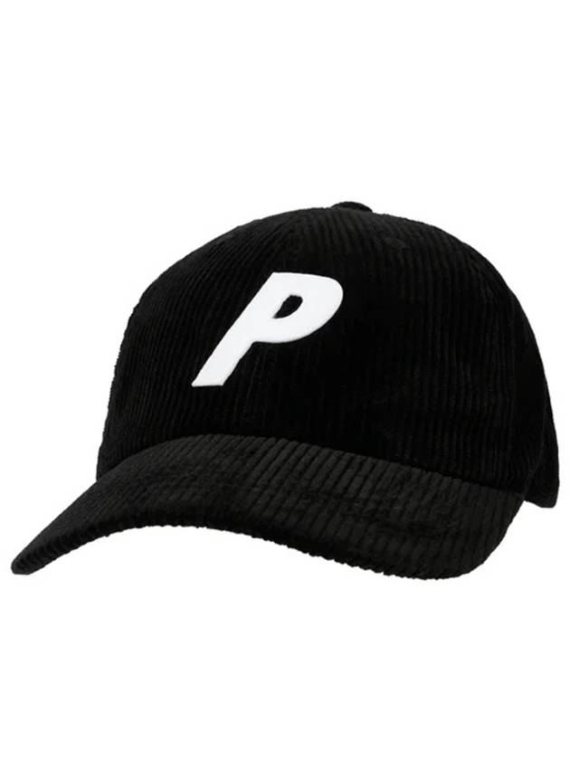 Corduroy P 6 Panel Black P25H085 - PALACE - BALAAN 1