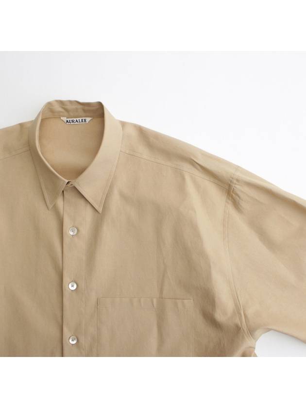 Washed Pins Twill Big Shirt - AURALEE - BALAAN 6