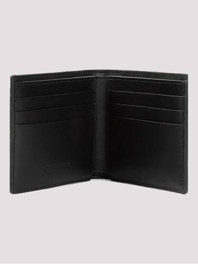 Intrecciato Cassette Half Wallet Black - BOTTEGA VENETA - BALAAN 4