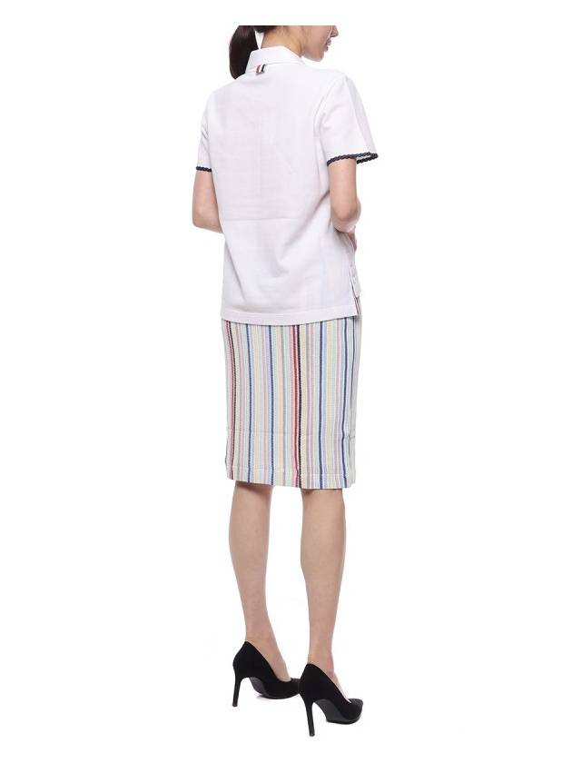 23 ss Striped Midi Skirt FJK093A J0069 996 B0110822434 - THOM BROWNE - BALAAN.