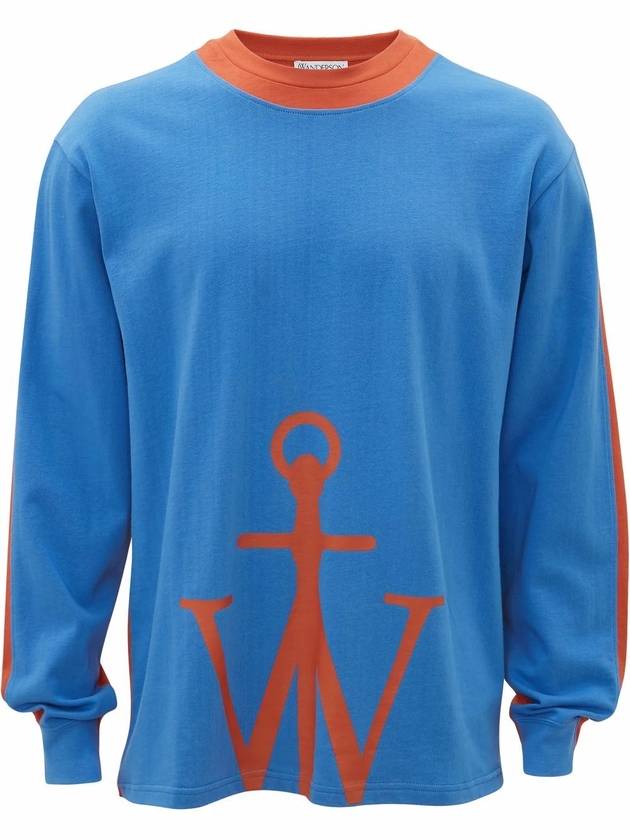 JW Anderson Anchor logo-print color-lock longsleeve - JW ANDERSON - BALAAN 6