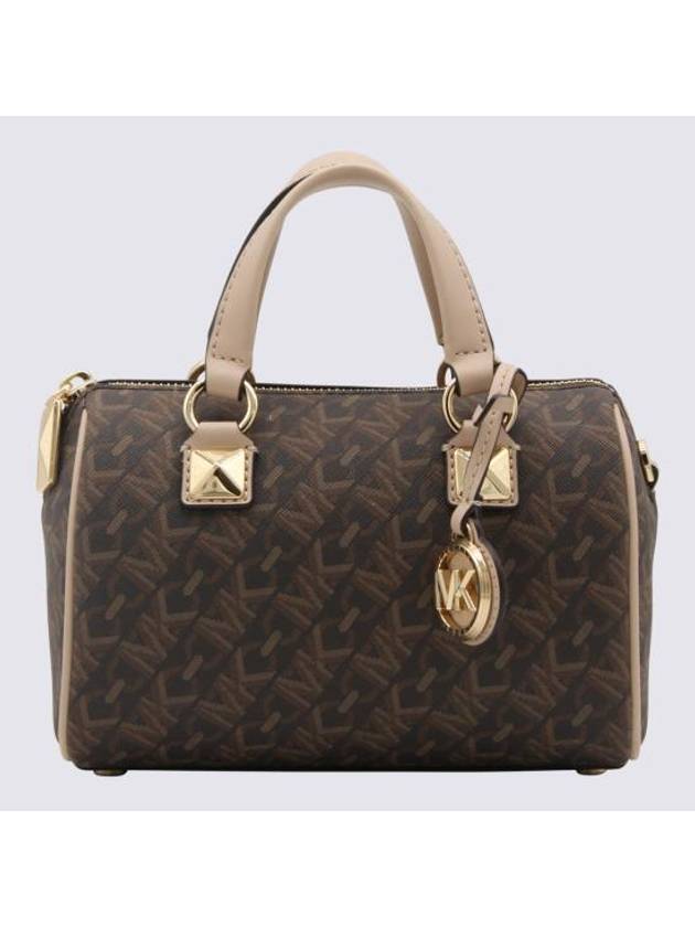 Grayson Small Empire Signature Logo Duffel Cross Bag Brown - MICHAEL KORS - BALAAN 1