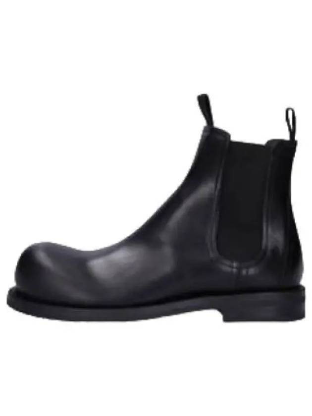 bulb toe chelsea boots black - MARTINE ROSE - BALAAN 1