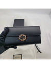 GG Interlocking Long Wallet Black - GUCCI - BALAAN 5