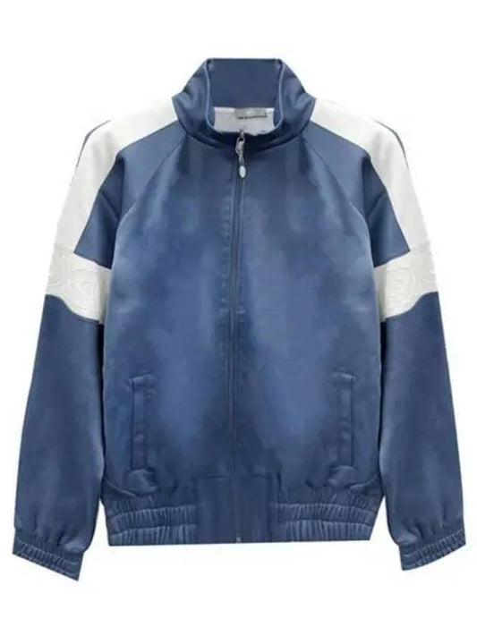 Track Zip Up Jacket Blue - DIOR - BALAAN 2