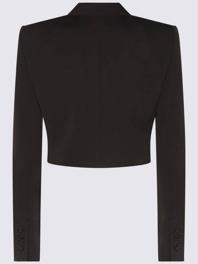 Dolce & Gabbana Black Wool Blazer - DOLCE&GABBANA - BALAAN 2