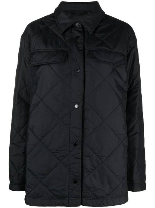 Albany Quilted Shirt Jacket Black - CANADA GOOSE - BALAAN 1