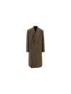 Oversized Wool Double Coat Khaki - GIVENCHY - BALAAN 2