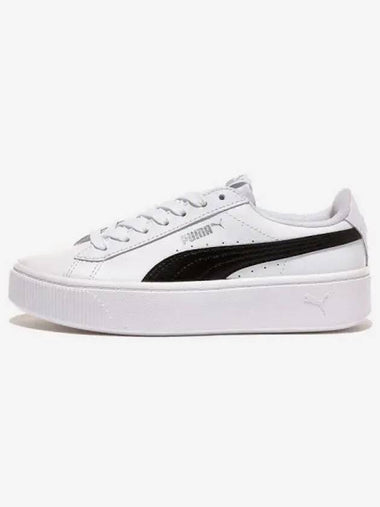 Shoes Sneakers Running Vicky Stacked L White Black - PUMA - BALAAN 1