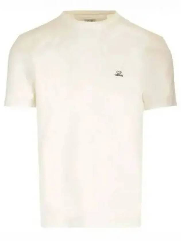 30/1 Jersey Logo Short Sleeve T-Shirt White - CP COMPANY - BALAAN 2