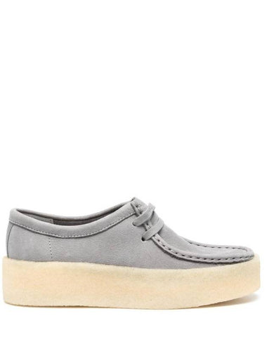 Originals Wallabee Cup Nubuck Loafer Steel Grey - CLARKS - BALAAN 1