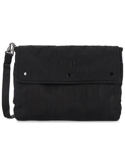 Men's Logo Shoulder Bag Black - CP COMPANY - BALAAN 2