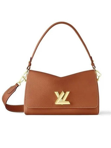 Soft Twist Leather Shoulder Bag Brown - LOUIS VUITTON - BALAAN 1