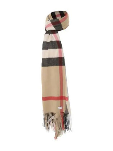 checked cashmere scarf - BURBERRY - BALAAN 1