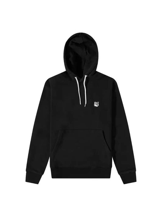 Grey Fox Head Patch Classic Hoodie Black - MAISON KITSUNE - BALAAN 1