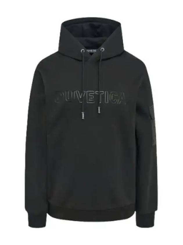 Cavazzo Black Men s Hooded Sweatshirt Hoodie - DUVETICA - BALAAN 1