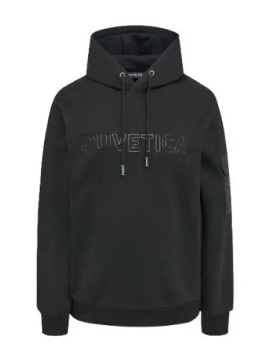 Cavazzo Black Men s Hooded Sweatshirt Hoodie - DUVETICA - BALAAN 1