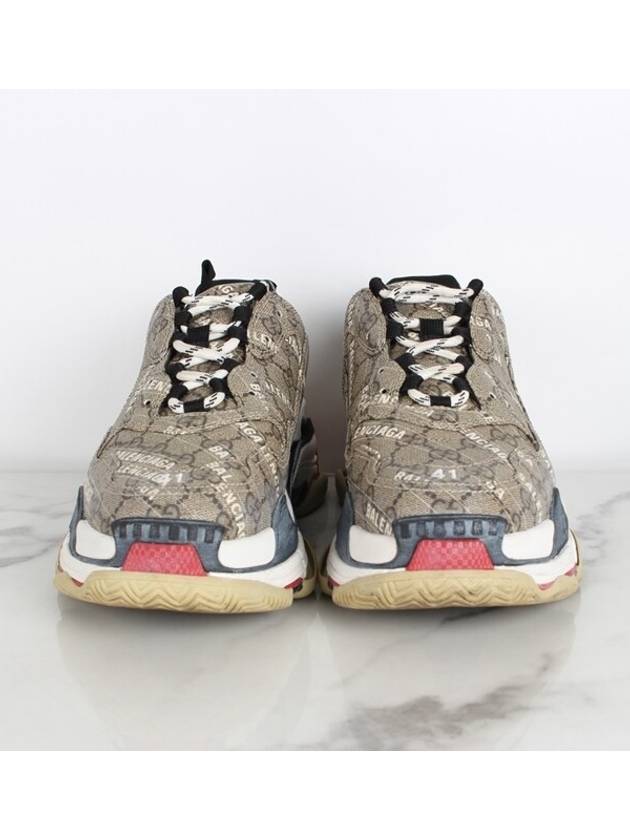 Balenciaga Hacker Triple S Ebony Sneakers 41 260 - GUCCI - BALAAN 3