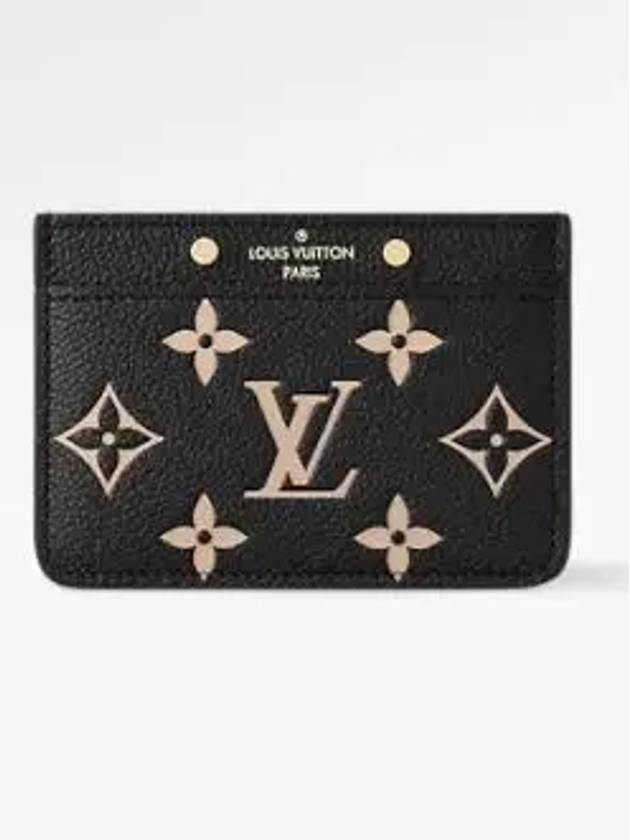 Monogram Empreinte Leather Card Wallet Black - LOUIS VUITTON - BALAAN 2