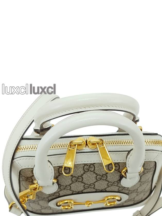 Horsebit 1955 GG Supreme Top Handle Mini Shoulder Bag 640716 - GUCCI - BALAAN 7