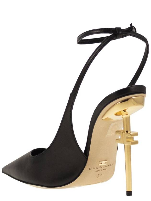 Nappa leather slingback with strap - ELISABETTA FRANCHI - BALAAN 3