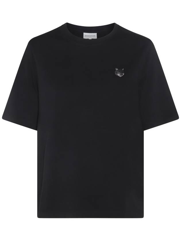 Bold Fox Head Patch Comfort Short Sleeve T-Shirt Black - MAISON KITSUNE - BALAAN 3