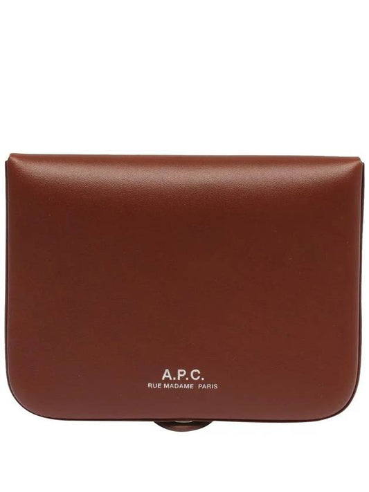 Josh Leather Coin Wallet Hazelnut - A.P.C. - BALAAN 2