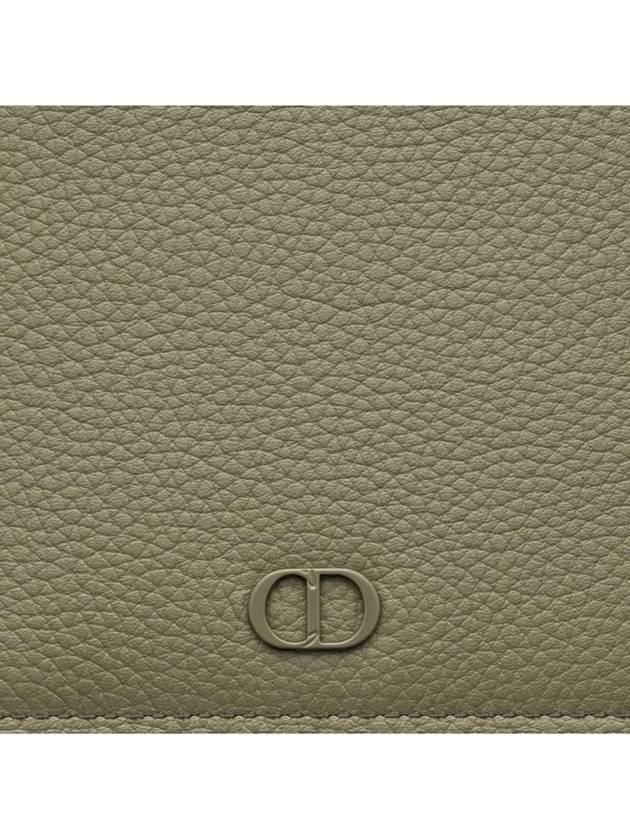 Grain Leather Signature Half Wallet Green - DIOR - BALAAN 7