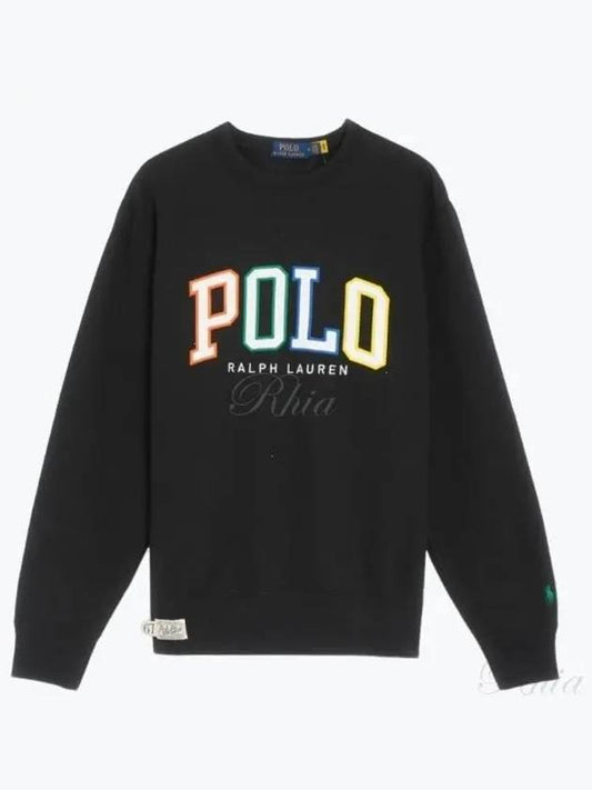 Color Logo Sweatshirt Black - POLO RALPH LAUREN - BALAAN 2