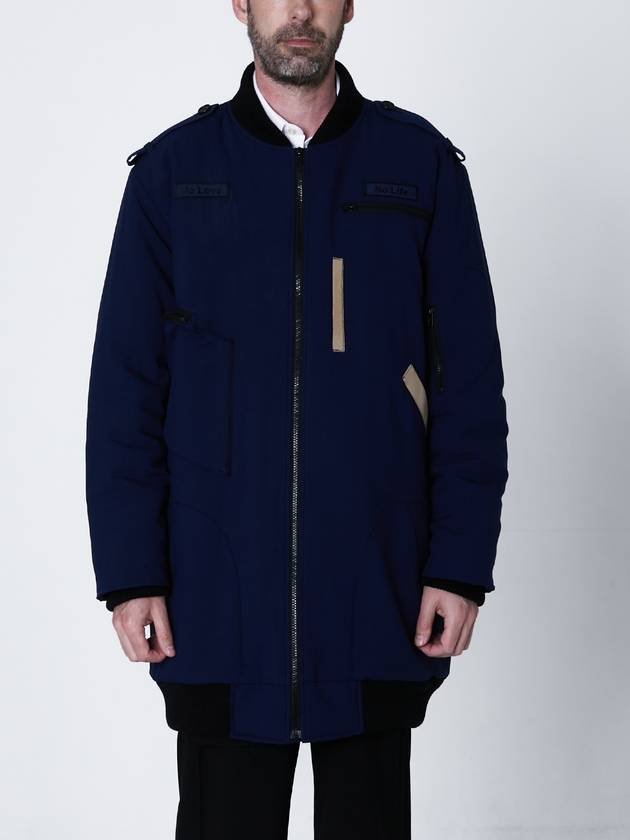 Men s No Love Life Long MA 1 Jacket whyso23FW11 - WHYSOCEREALZ - BALAAN 2