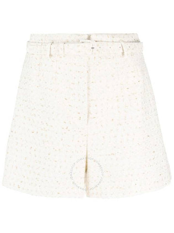 Self Portrait Ladies Cream Boucle Short, Brand Size 4 - SELF PORTRAIT - BALAAN 1