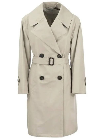 VTRENCH Double Trench Coat Ecru 2419021024 002 - MAX MARA - BALAAN 2