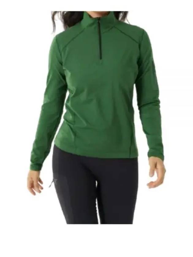 Rho Half-Zip Neck Long Sleeve T-Shirt Eden - ARC'TERYX - BALAAN 2