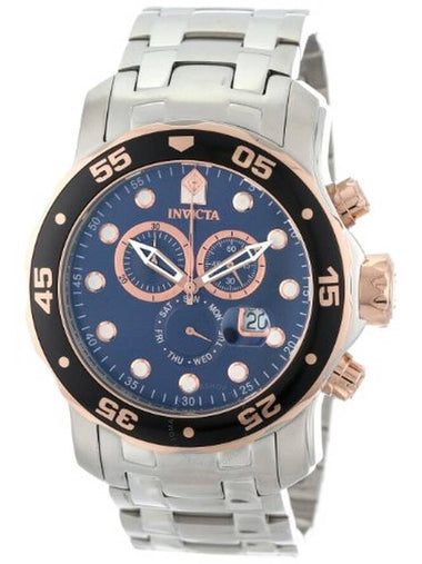 Invicta Pro Diver Chronograph Blue Dial Stainless Steel Men's Watch 80038 - INVICTA - BALAAN 1