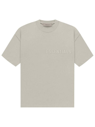 Logo Crew Neck Cotton Short Sleeve T-Shirt Grey - FEAR OF GOD ESSENTIALS - BALAAN 2