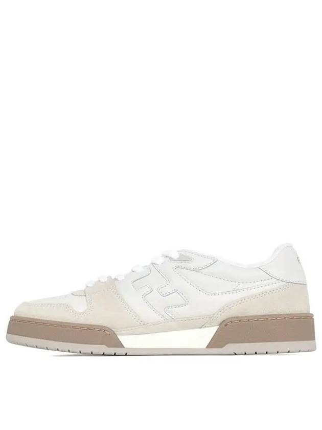 Match FF Logo Low Top Sneakers White - FENDI - BALAAN 3