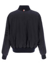 4 Bar Oversized Down Bomber Jacket Navy - THOM BROWNE - BALAAN 3