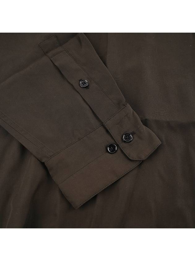 Double Pocket Long Sleeve Shirt Brown - LEMAIRE - BALAAN 6