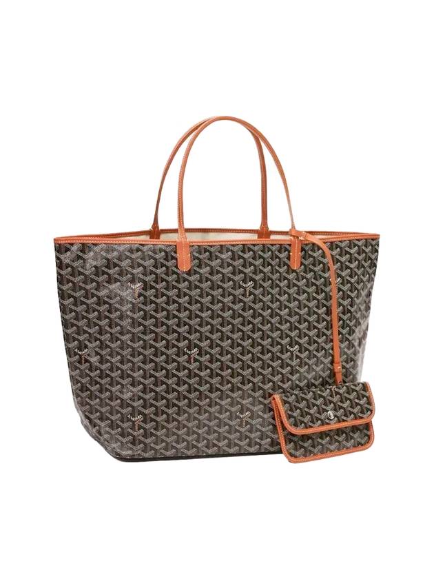 Saint Louis GM Tote Bag Black Tan - GOYARD - BALAAN.