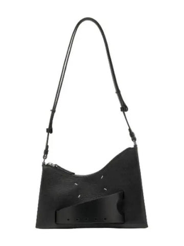 Small Snatch Hobo Shoulder Bag Black - MAISON MARGIELA - BALAAN 1