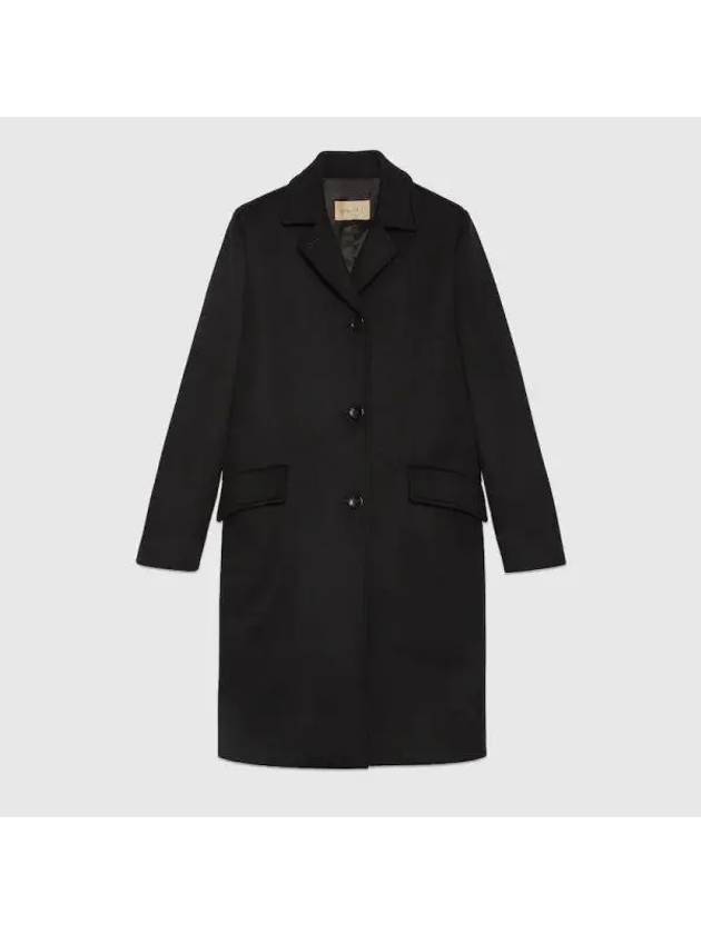 wool coat black 770042ZHW031000 - GUCCI - BALAAN 1