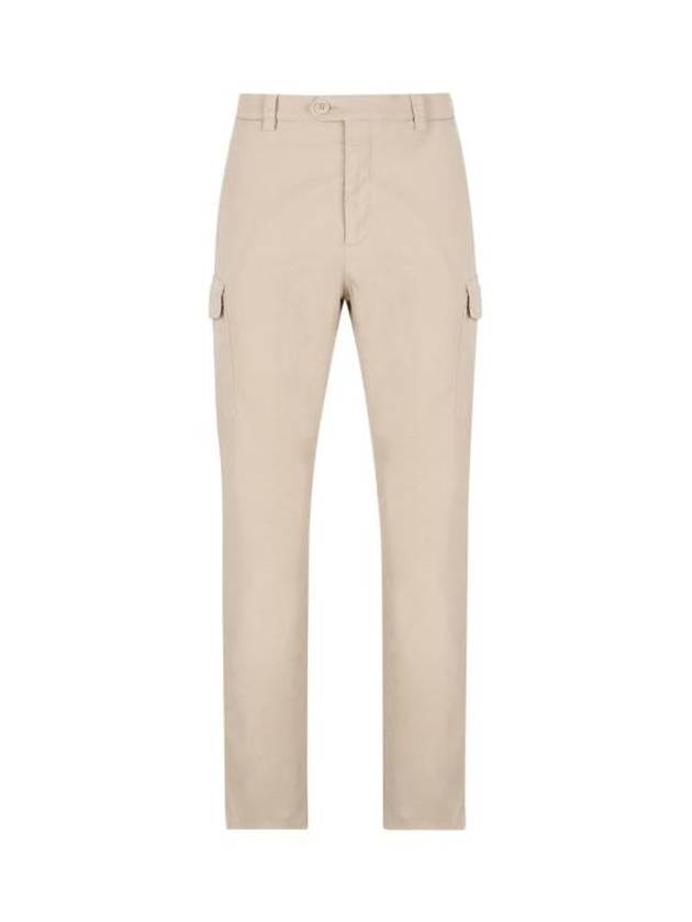 Garment-Dyed Leisure Fit Straight Pants Beige - BRUNELLO CUCINELLI - BALAAN 1