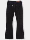 Carpenter Corduroy Flare Pants Black - KINETO - BALAAN 4