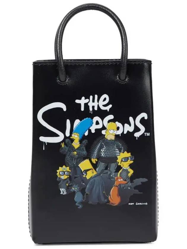 Simpson Small Tote Bag Black - BALENCIAGA - BALAAN 2