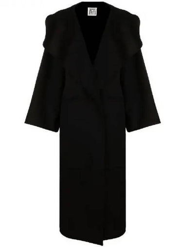 Toteme oversized wool cashmere coat - TOTEME - BALAAN 1