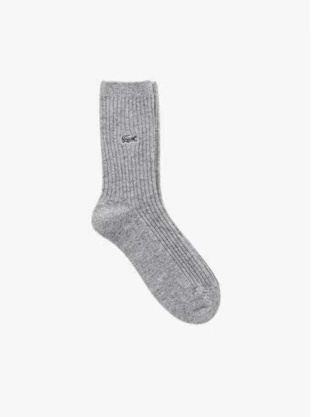 Women s Cashmere Blend Rib Tissue Medium Neck Socks RA288E 54N CCA Domestic Product GQ2N24100235831 - LACOSTE - BALAAN 1